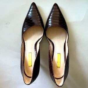 LOUISE ET CIE MAROON HEELS SIZE 6.5